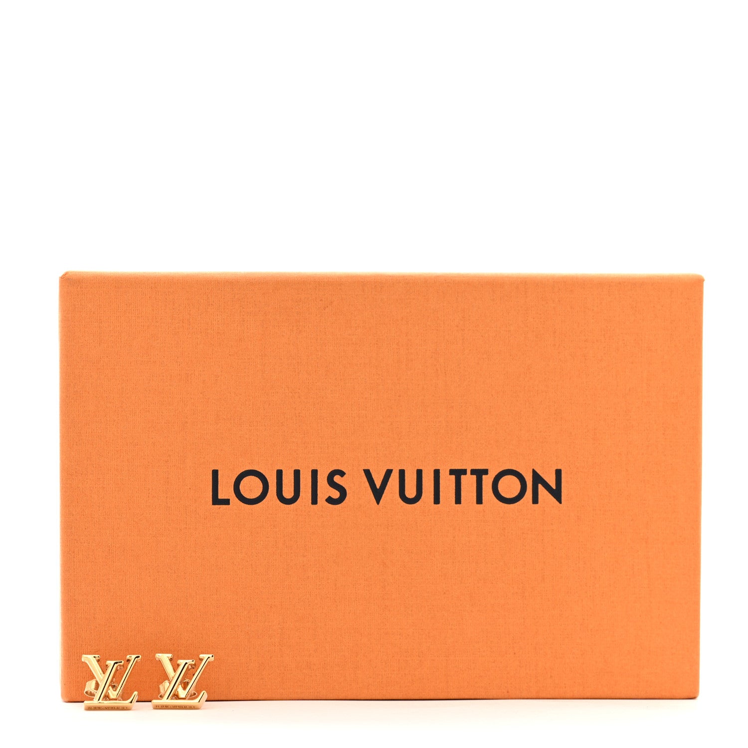 Louis Vuitton Metal LV Iconic Earrings Gold 5 of 6