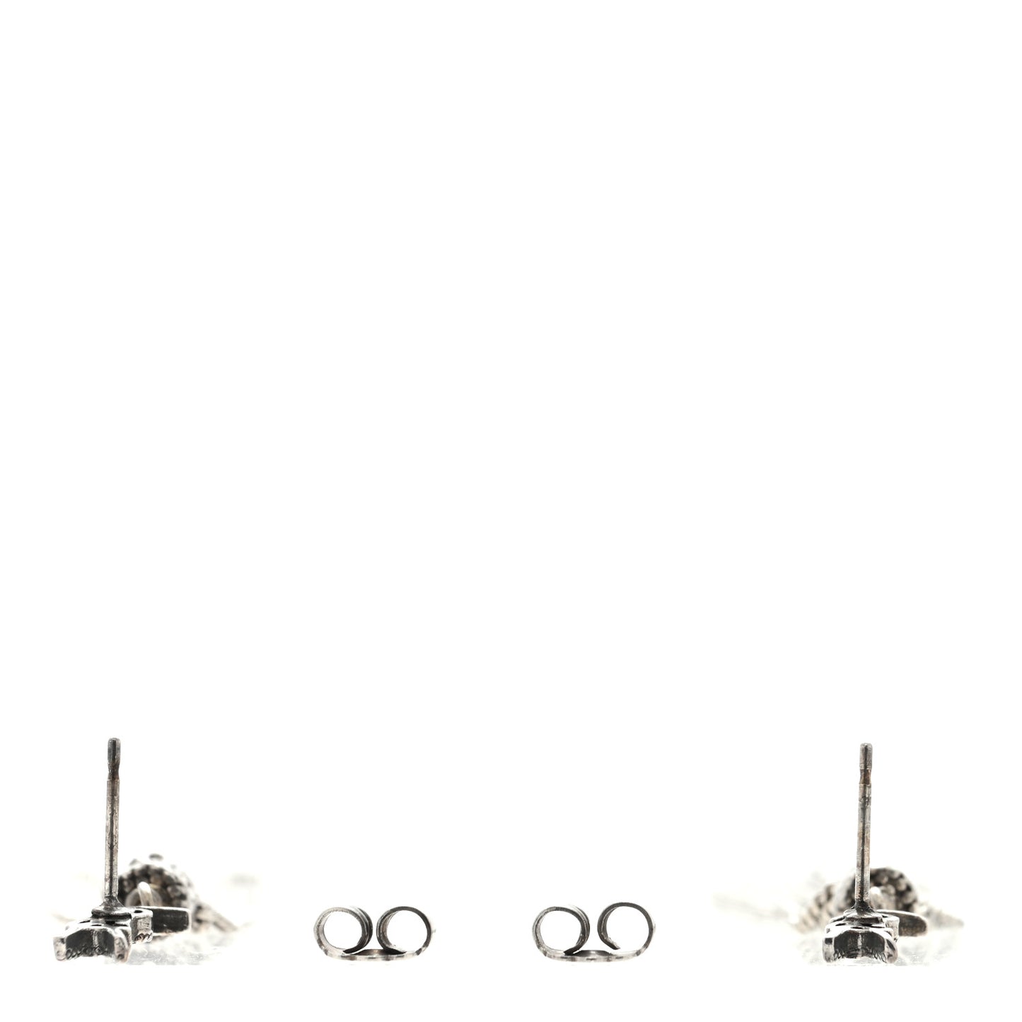 Metal Monogram Loulou Tassel Earrings Silver