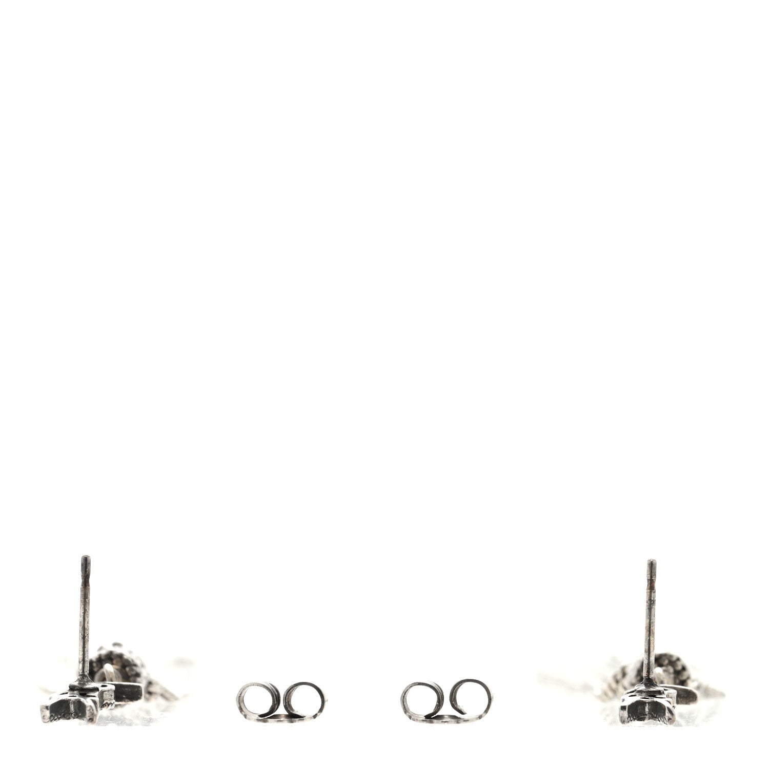 Saint Laurent Metal Monogram Loulou Tassel Earrings Silver 3 of 3