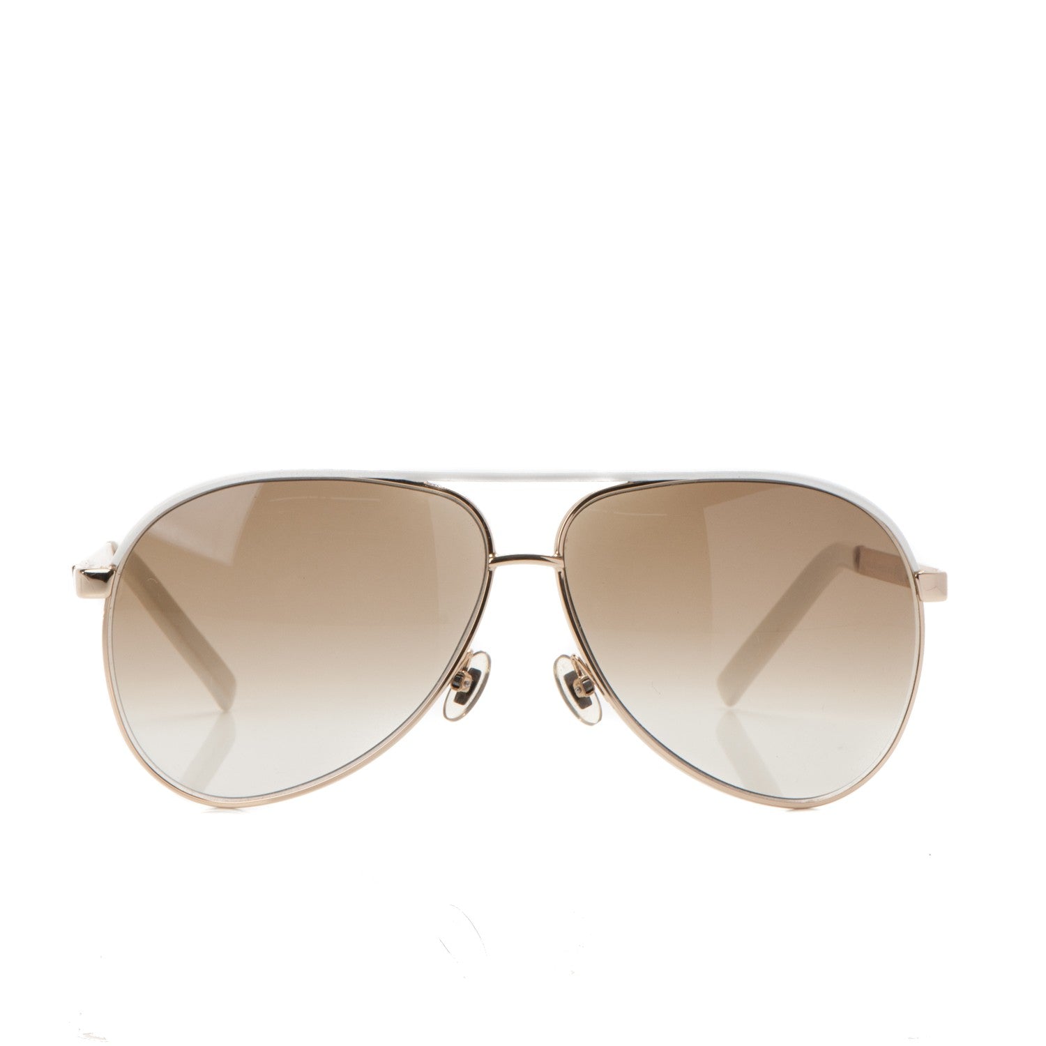 Gucci Aviator Sunglasses 1827/S White Gold 2 of 6