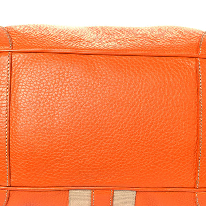 Prada Vitello Daino Lizard Shoulder Bag Orange 16 of 16