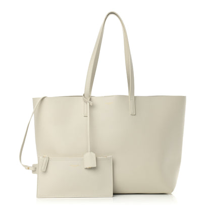 Saint Laurent Calfskin Large Shopping Tote Porcellana 1 of 13