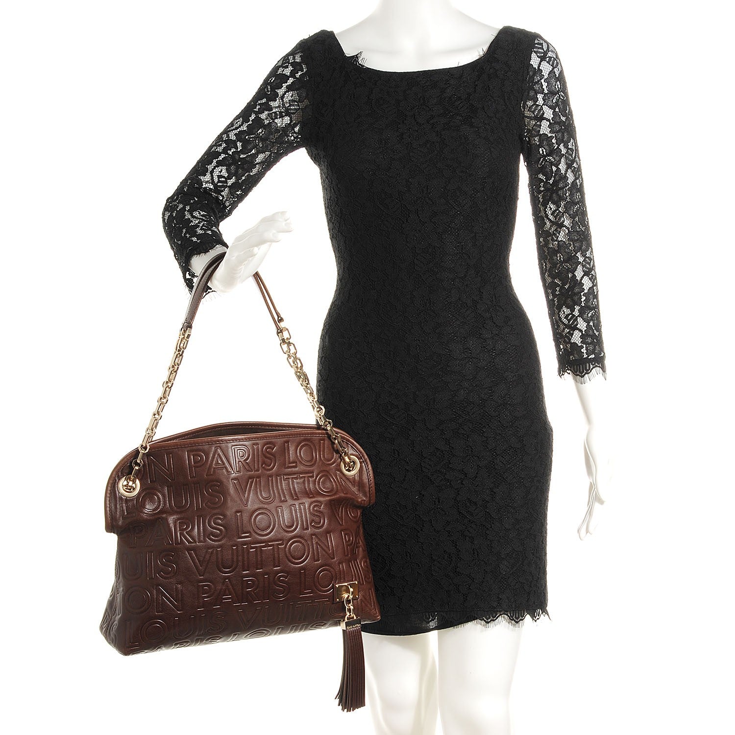 Louis Vuitton Monogram Paris Souple Wish Chocolate 2 of 7