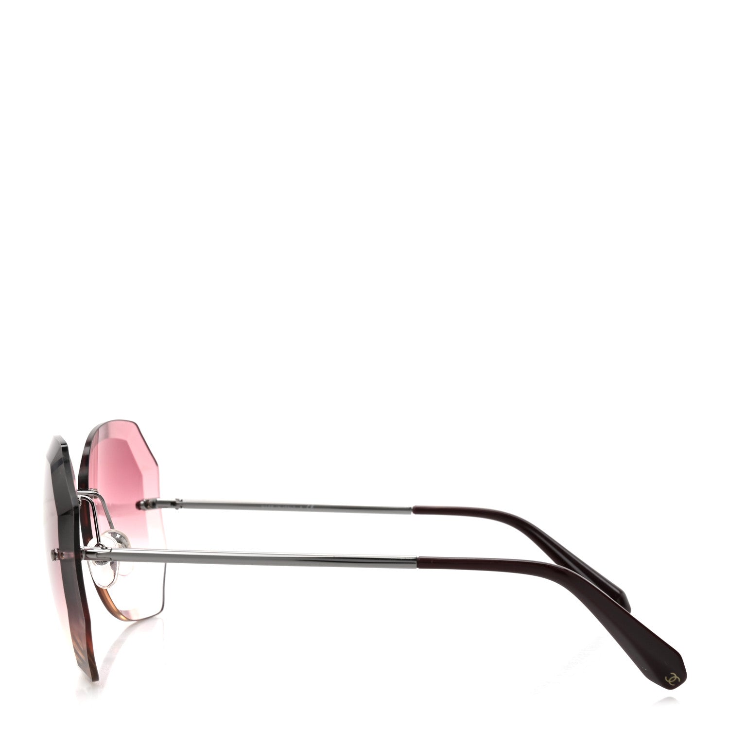 Chanel Metal Spring Round Sunglasses 4220 Pink 3 of 8