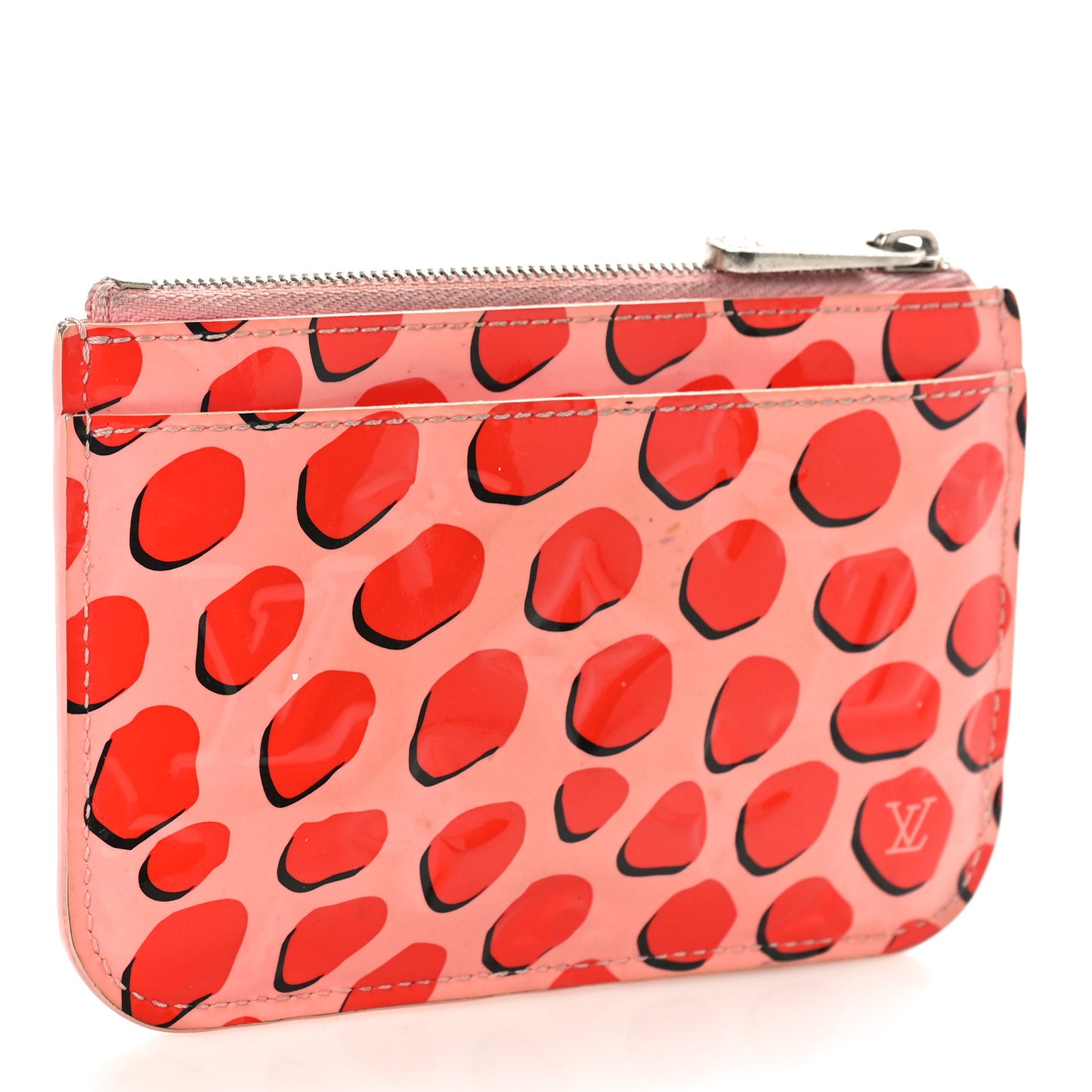 Vernis Jungle Dots Key Pouch Sugar Pink Poppy