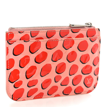 Louis Vuitton Vernis Jungle Dots Key Pouch Sugar Pink Poppy 3 of 8