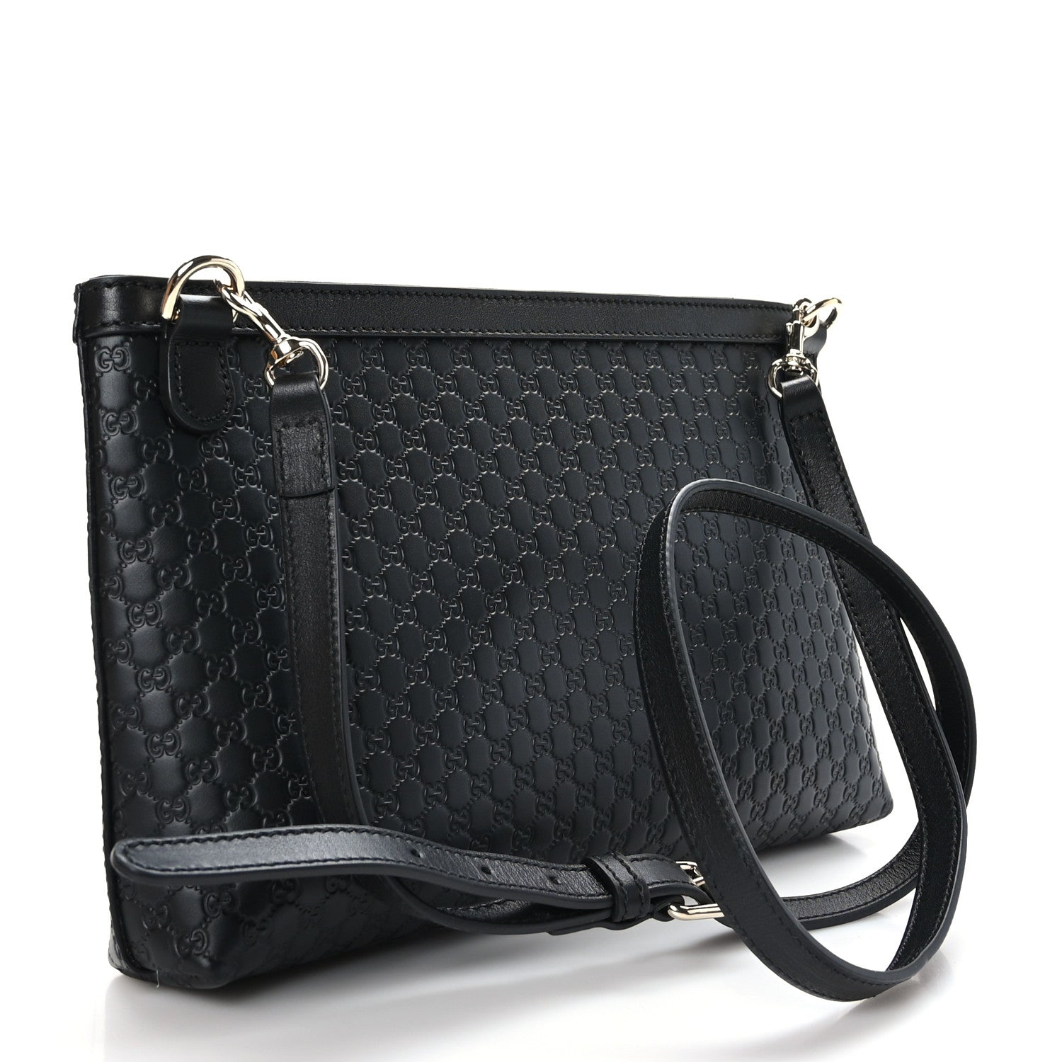 Gucci Microguccissima Flat Crossbody Black 3 of 9