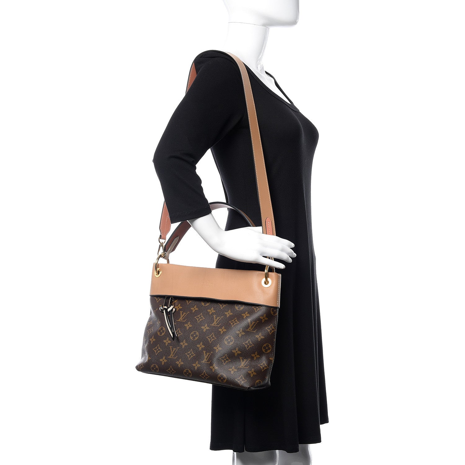 Louis Vuitton Monogram Tuileries Besace Sesame Peach Creme 2 of 9