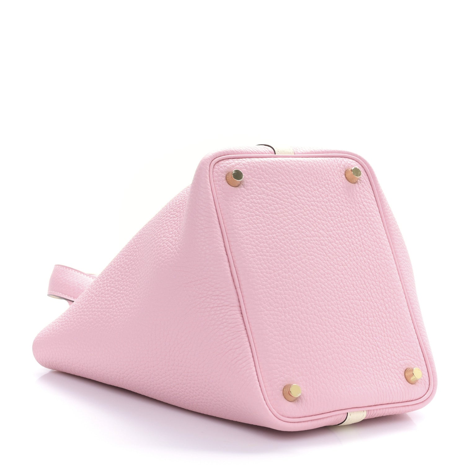 Hermes Taurillon Clemence Picotin Lock 18 PM Rose Sakura Nata 4 of 8