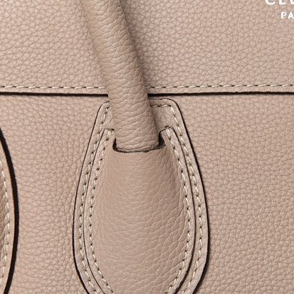 Celine Drummed Calfskin Mini Luggage Dune 10 of 14