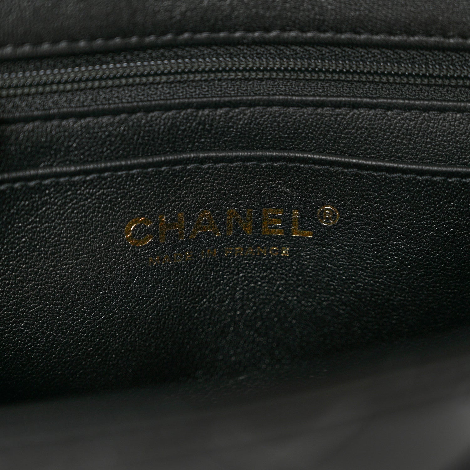 Chanel Lambskin Quilted Mini Top Handle Rectangular Flap Black 6 of 9