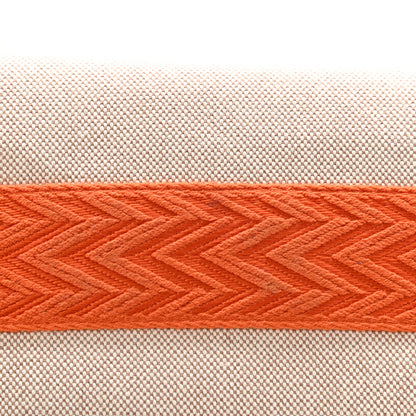 Hermes Canvas Small Bride-A-Brac Pouch Natural Orange 10 of 10