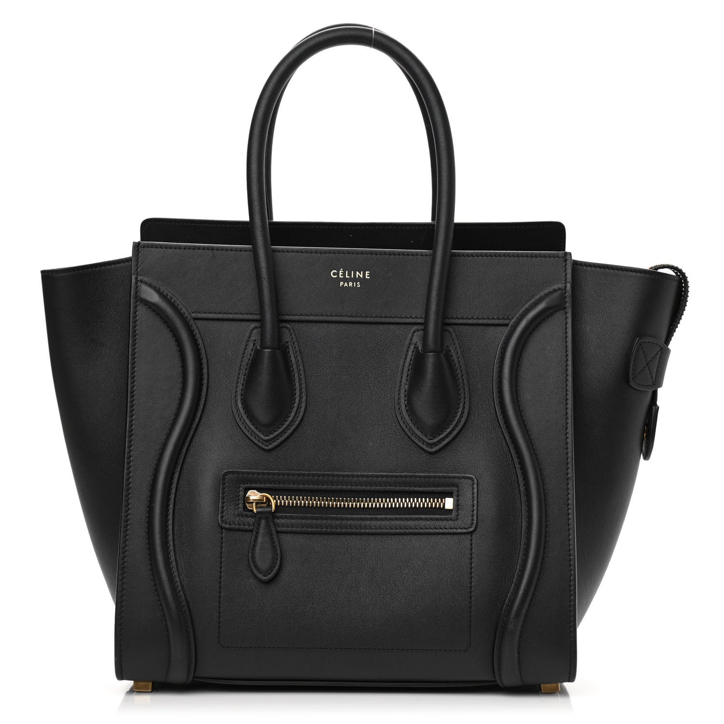 Smooth Calfskin Micro Luggage Black