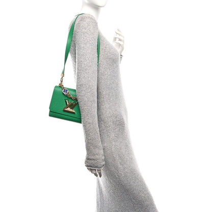 Louis Vuitton Epi Twist Shoulder Bag PM Serpentine Green 2 of 11