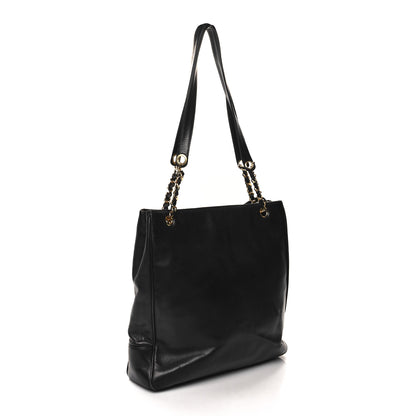 Chanel Lambskin CC Shoulder Bag Black 4 of 13