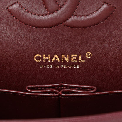 Chanel Caviar Quilted Medium Double Flap Burgundy 6 of 11