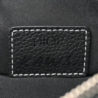Christian Dior X KAWS Grained Calfskin Bee Saddle Bag Black 6 of 11