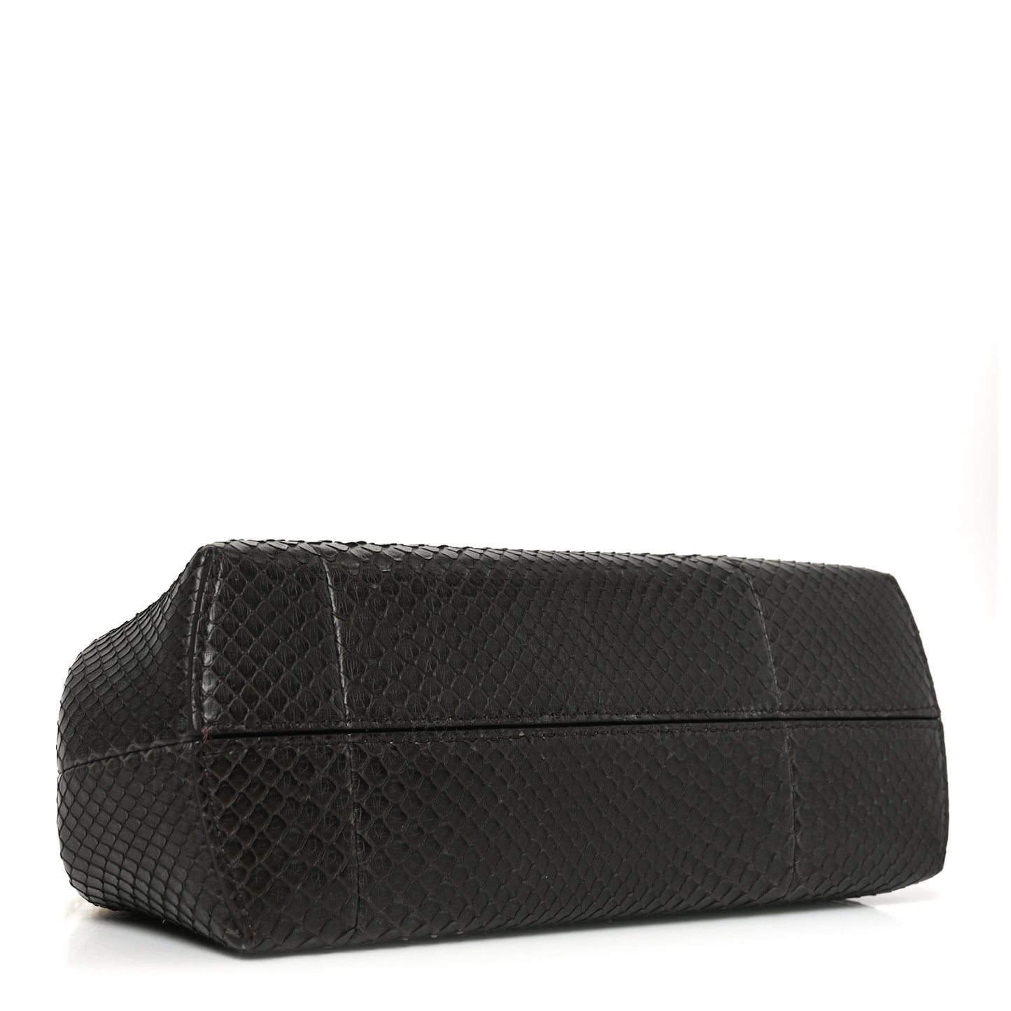 Snakeskin Small Fendi First Brown