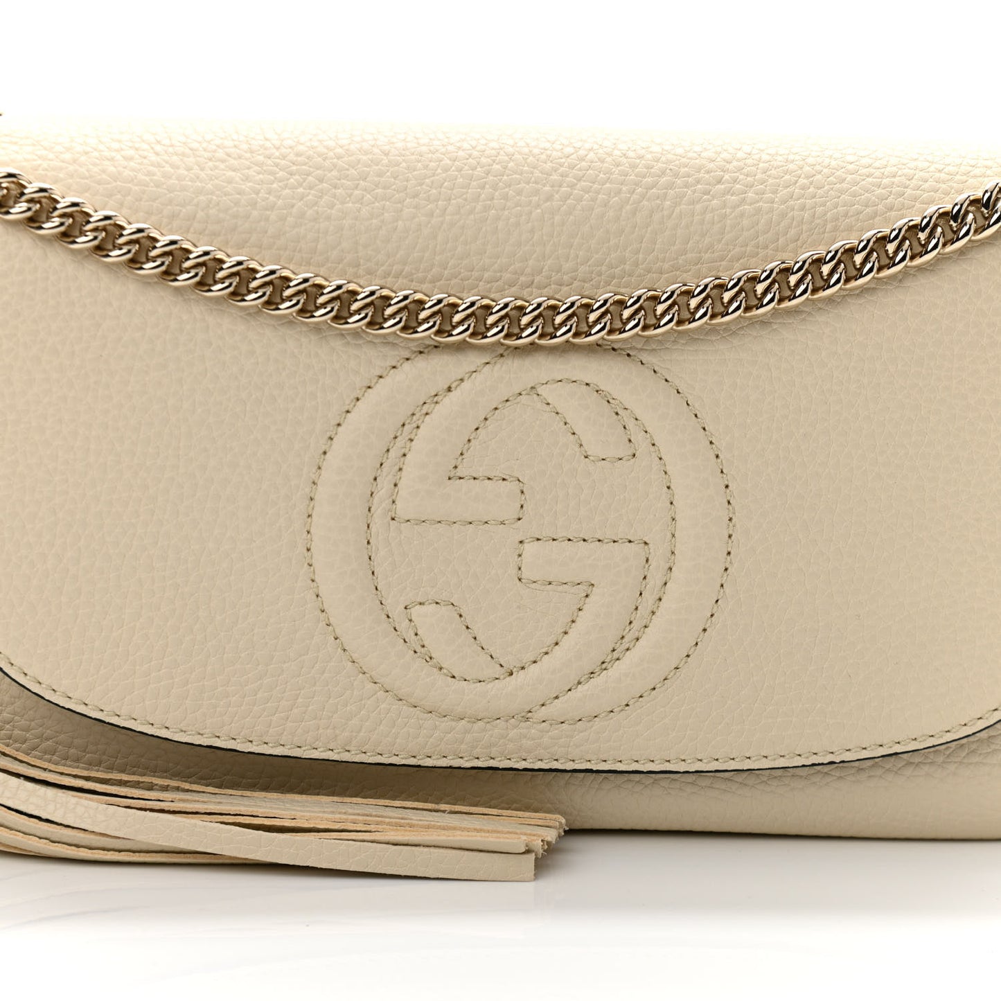 Cellarius Calfskin Medium Soho Flap Crossbody Ivoire