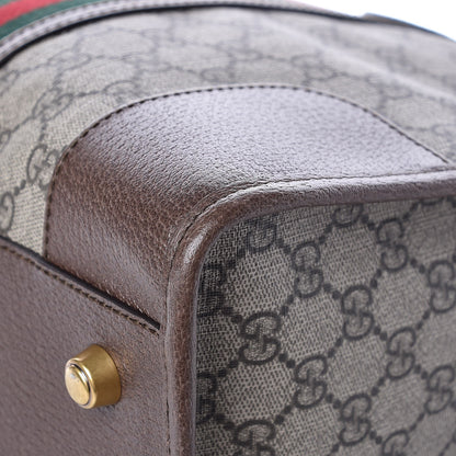 Gucci Soft GG Supreme Monogram Web Neo Vintage Duffle Bag Beige New Acero Crop 11 of 11