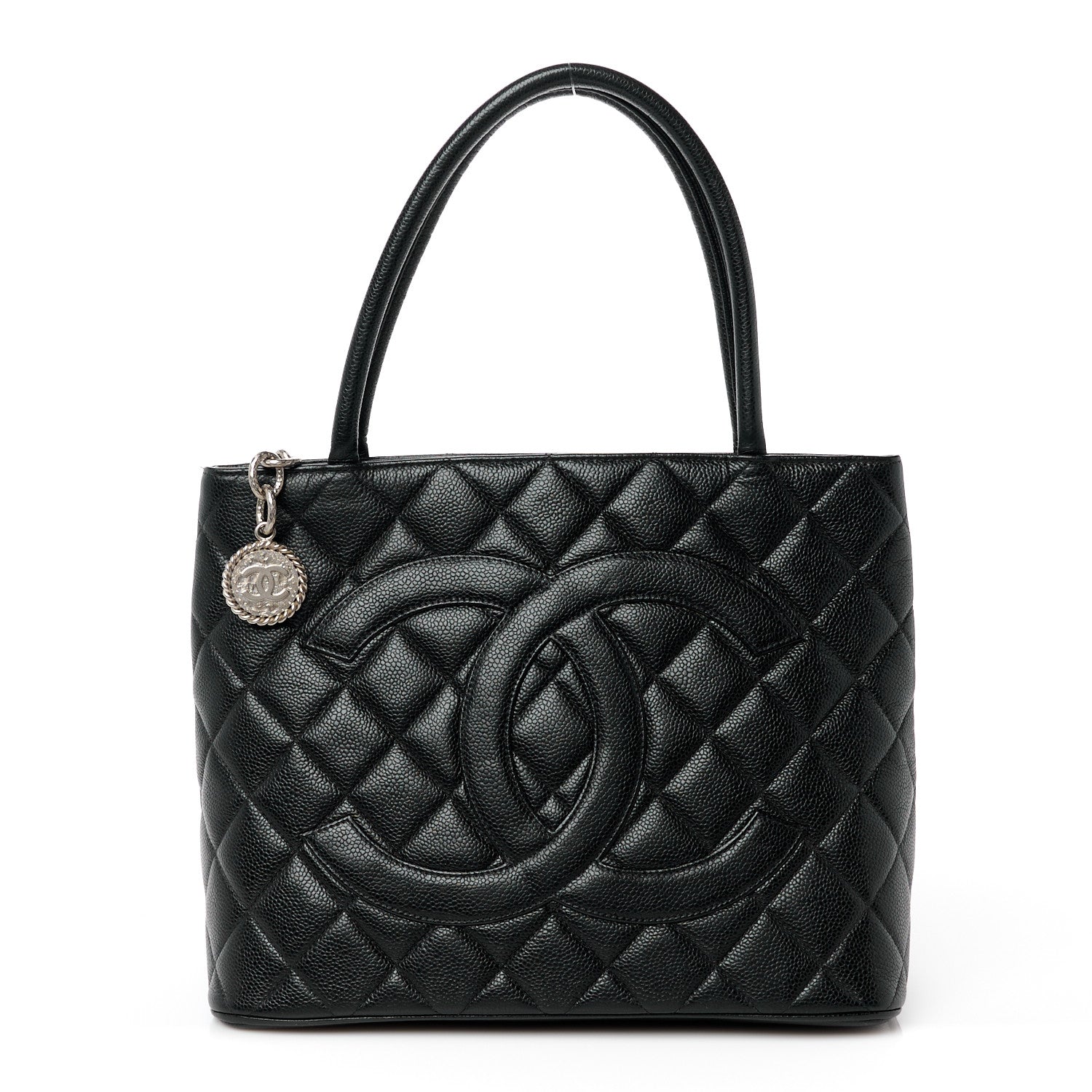 Chanel Caviar Quilted Medallion Tote Black 1 of 12