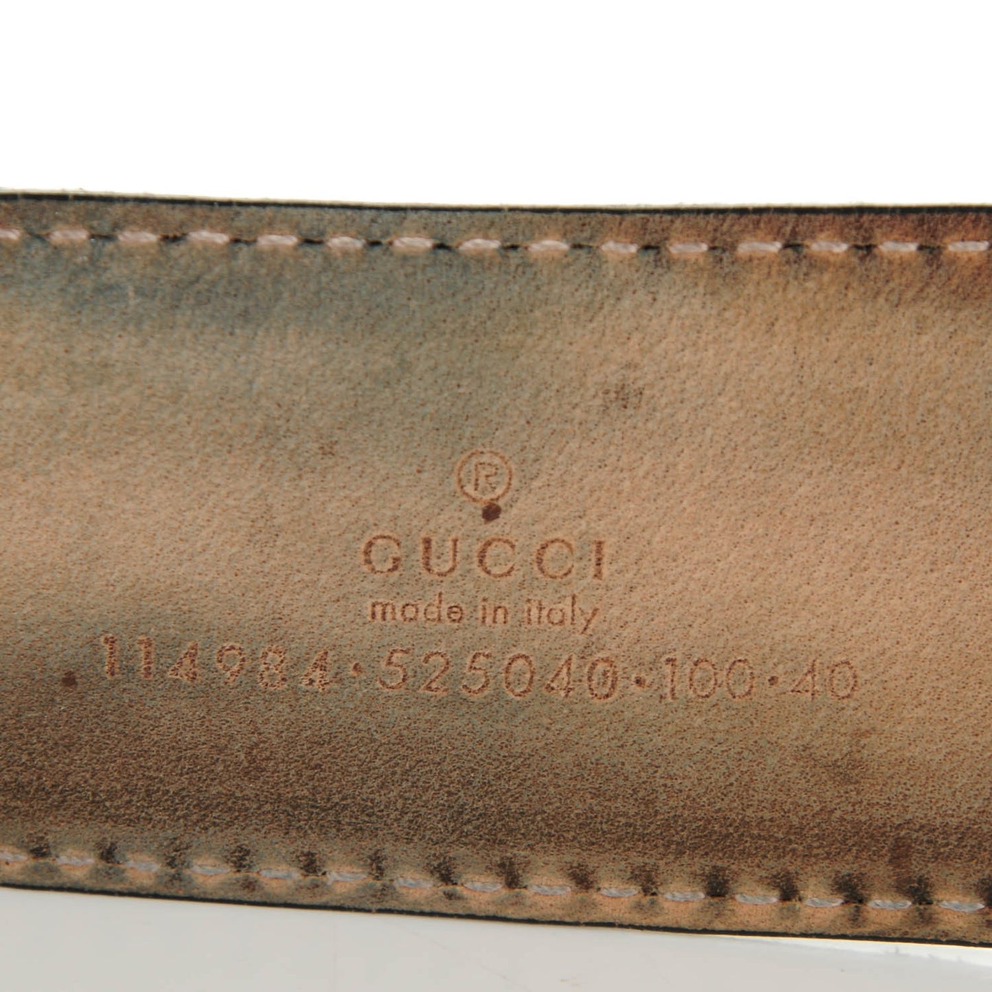 Guccissima Interlocking G Belt 100 40 Black