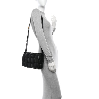 Bottega Veneta Nappa Maxi Intreccio Padded Cassette Crossbody Bag Black 2 of 10