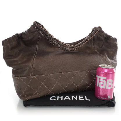 Chanel Leather Baby Coco Cabas Bronze 3 of 9