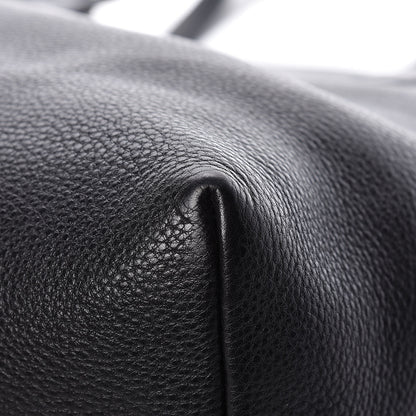 Prada Vitello Daino Pocket Shopping Tote Black 8 of 13