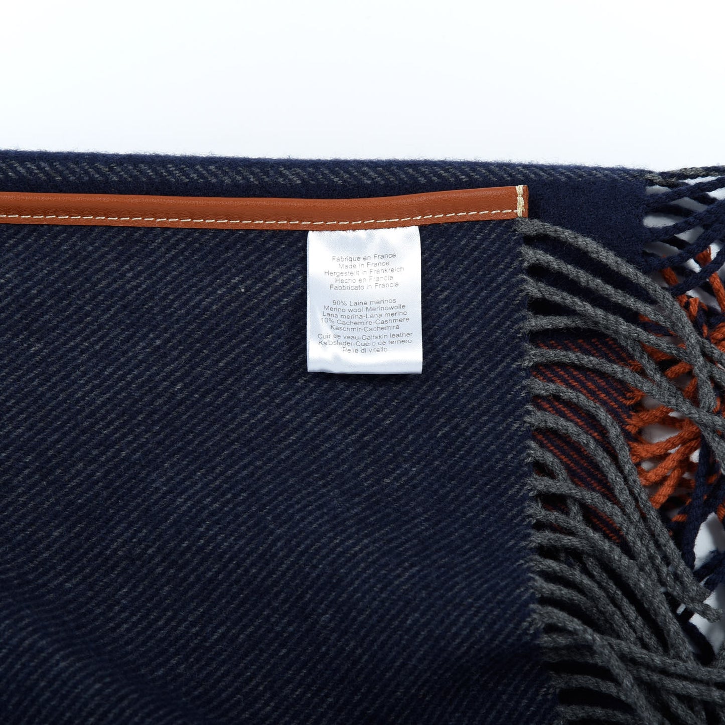 Merino Wool Cashmere Rocabar Poncho Gris