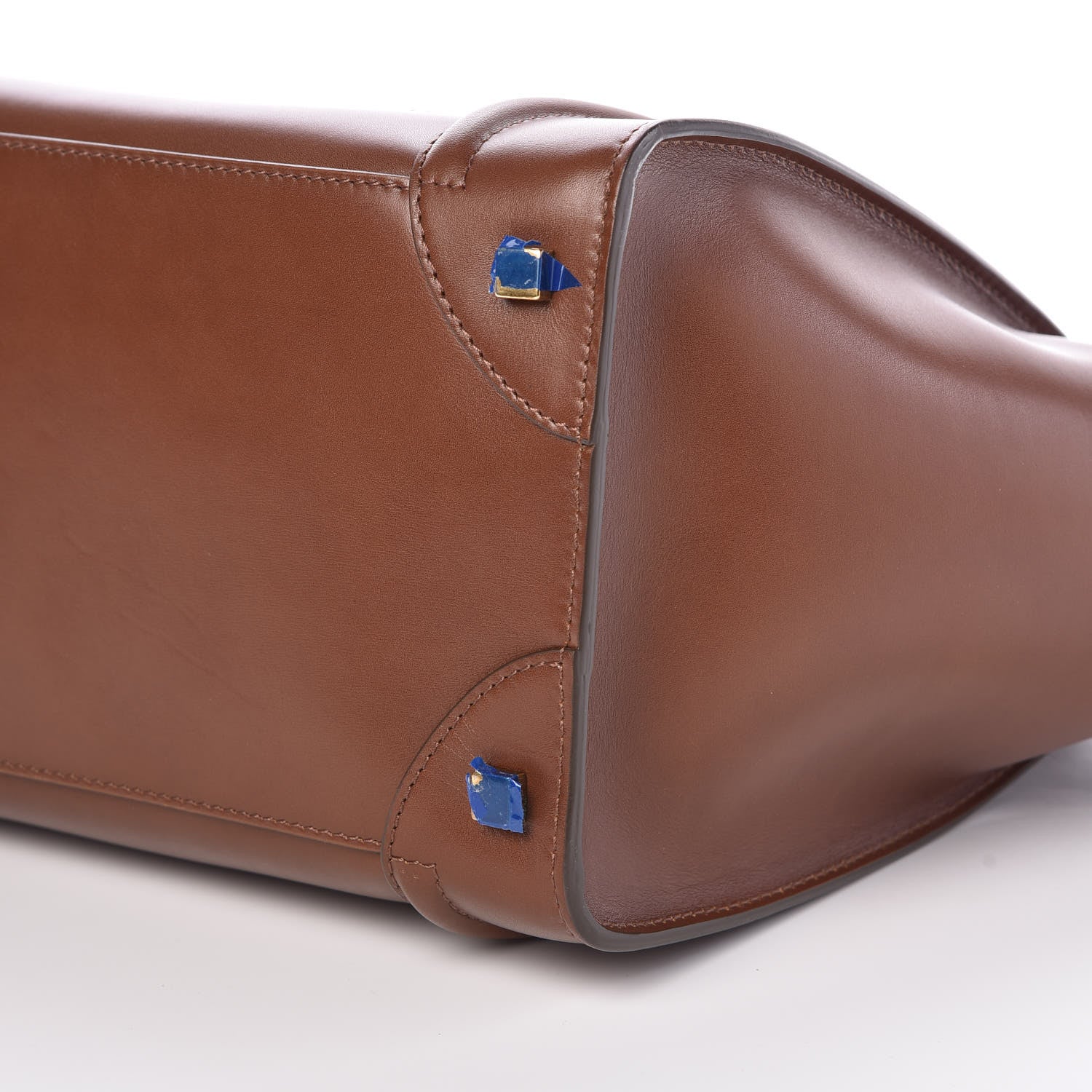 Celine Smooth Calfskin Mini Luggage Caramel 6 of 9