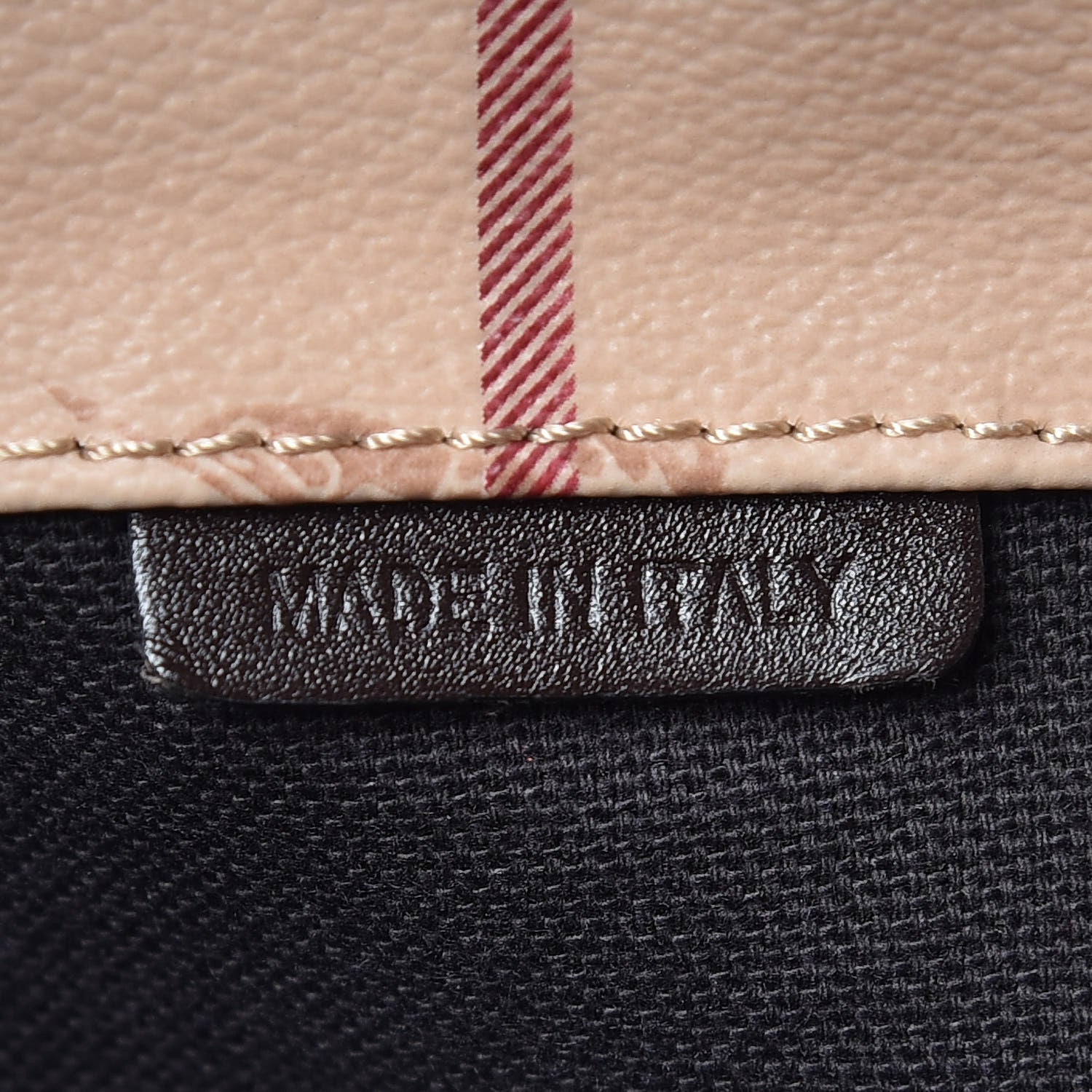 Burberry Haymarket Check Small Canterbury Tote Chocolate 8 of 9