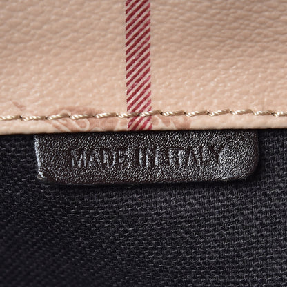 Burberry Haymarket Check Small Canterbury Tote Chocolate 8 of 9