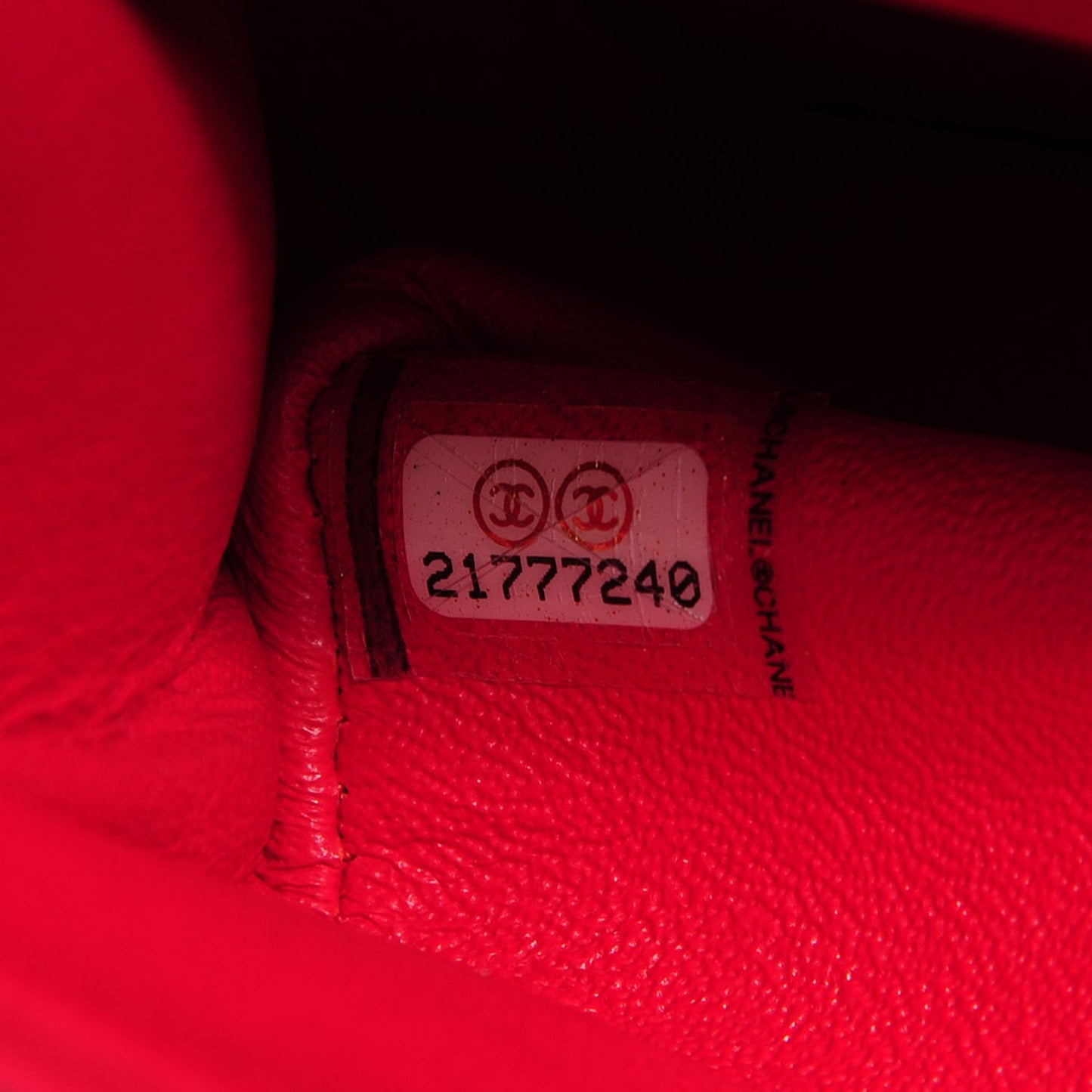 Lambskin Quilted Medium Double Flap Dark Pink