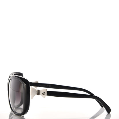 Chanel CC Bow Sunglasses 5171 Black White 3 of 8