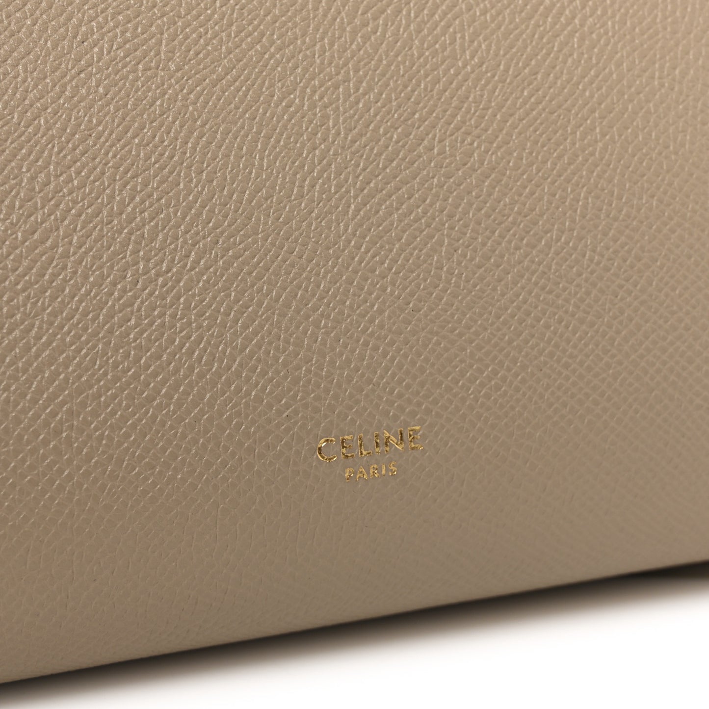 Grained Calfskin Micro Belt Bag Light Taupe