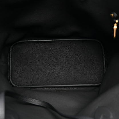 Louis Vuitton Monogram Calfskin Neo Neverfull Inside Out MM Black 6 of 11