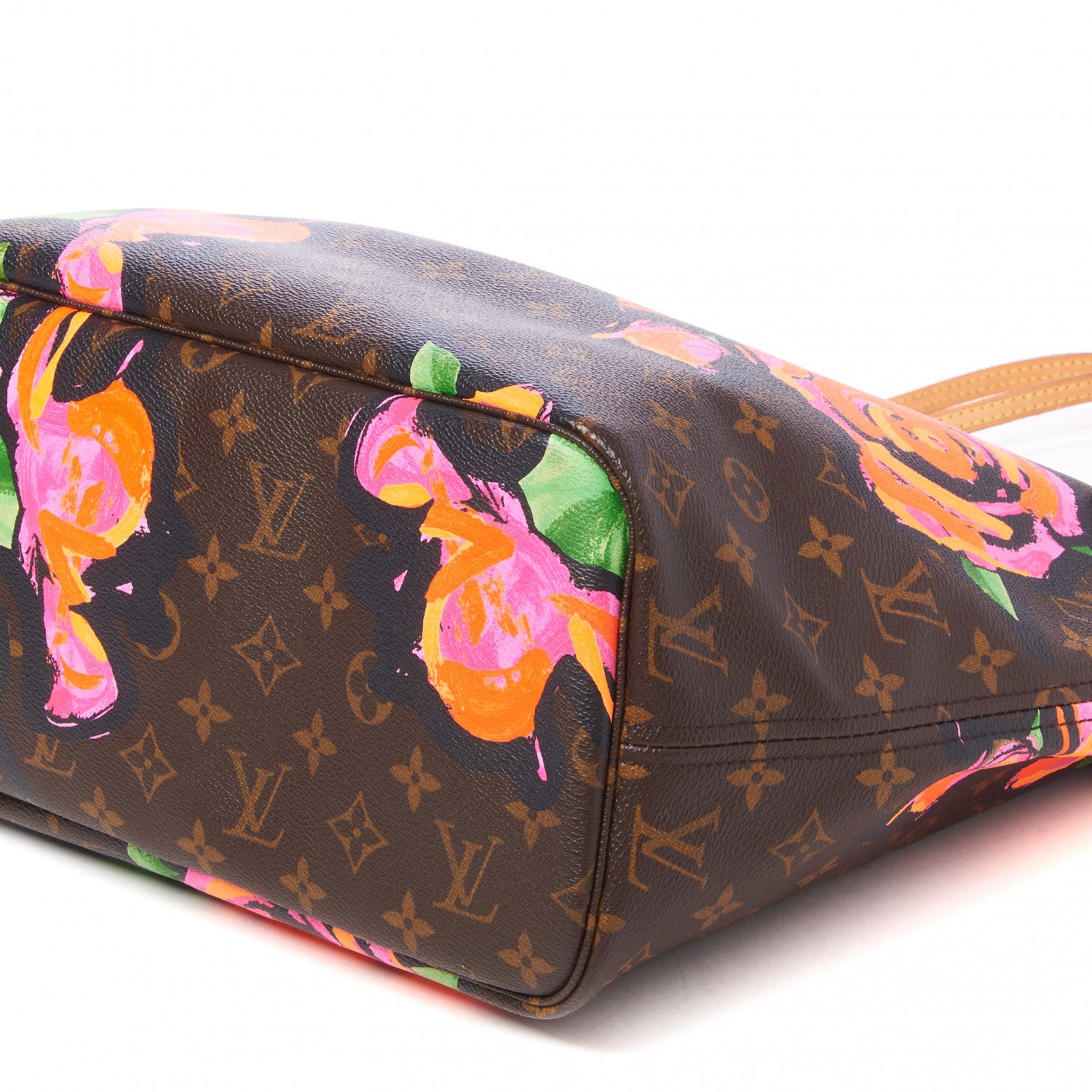 Louis Vuitton Monogram Roses Neverfull MM 5 of 8