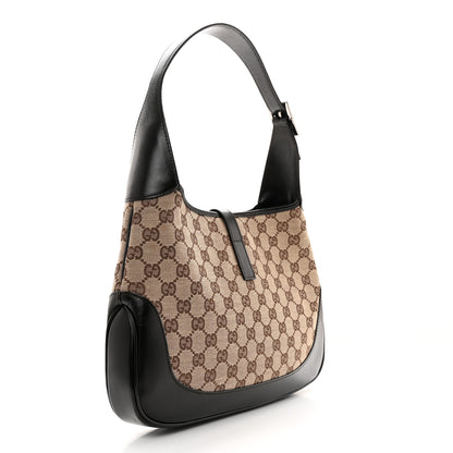 Gucci Monogram Web Jackie O Hobo Dark Brown 3 of 11