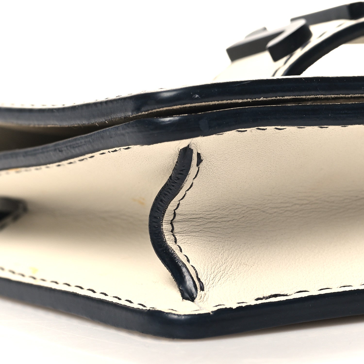 Christian Dior Calfskin J'Adior Chain Flap Bag Beige Black 8 of 13