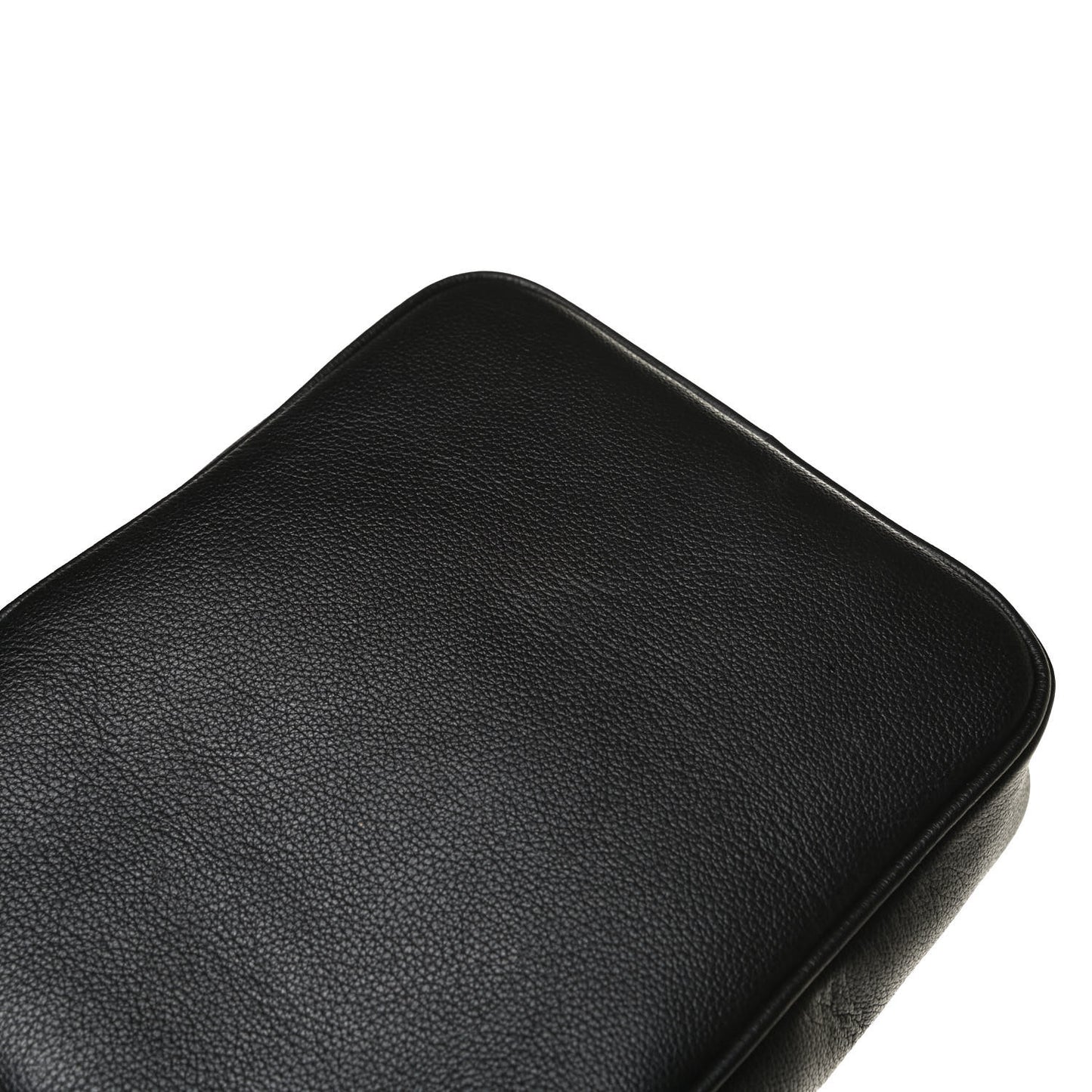 Grained Calfskin Small Medusa Messenger Bag Black