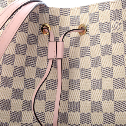 Louis Vuitton Damier Azur Neonoe MM Eau De Rose 8 of 8