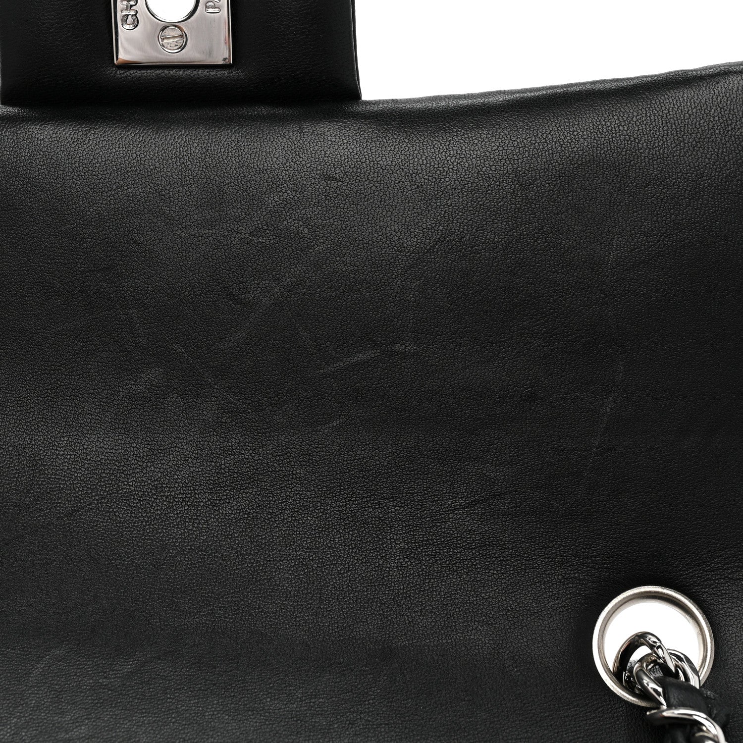 Chanel Lambskin Quilted Mini Rectangular Flap Black 13 of 19