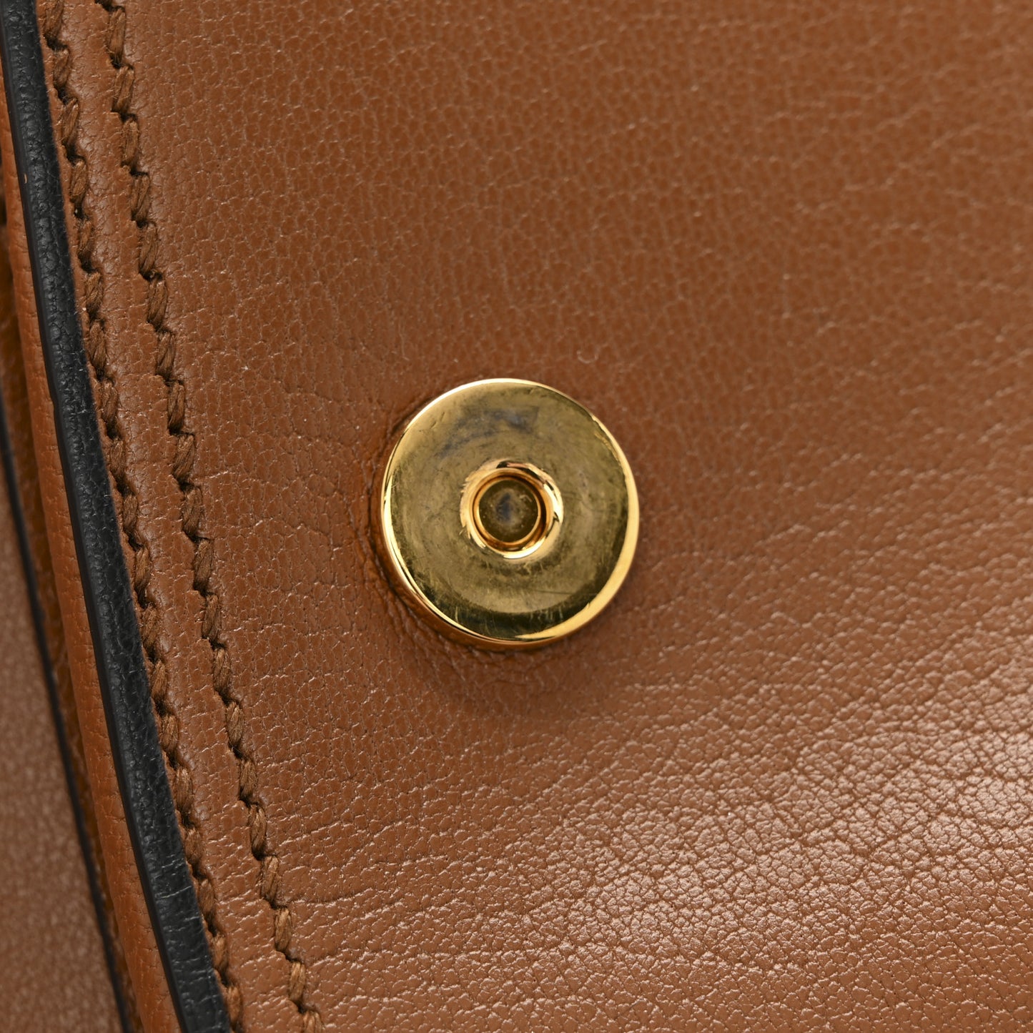 Goatskin Madras Dahlia Satchel Brandy