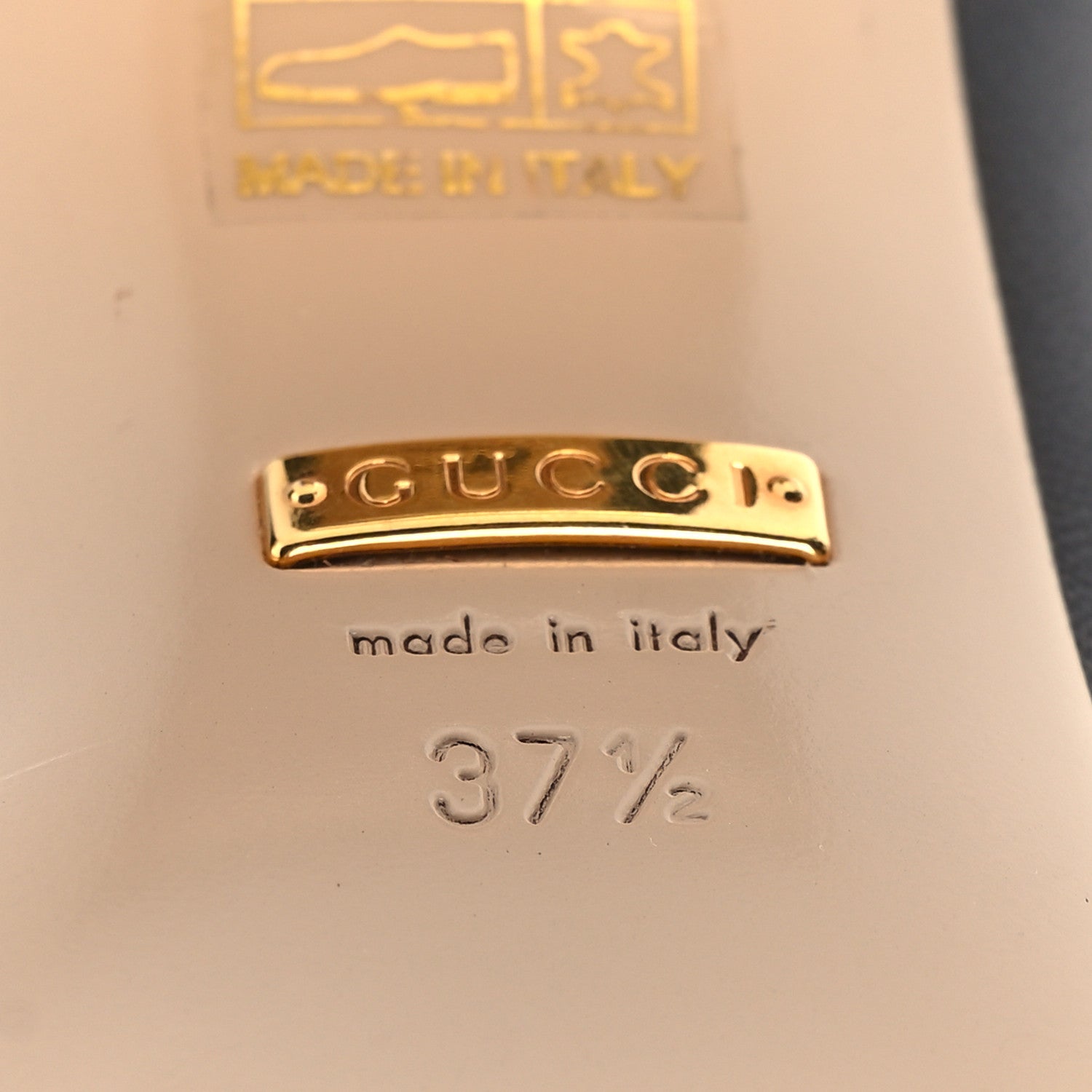 Gucci Nappa Removable Bow Candy Ankle Boots 37.5 Black 7 of 7