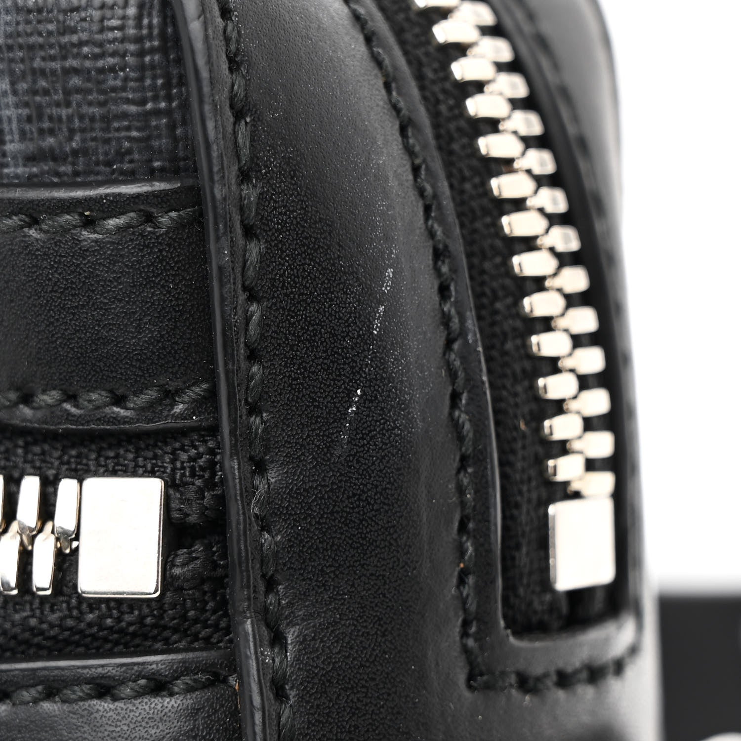 Gucci GG Supreme Monogram Appia Calfskin Web Small Camera Messenger Bag Black Grey Black Grey 11 of 13