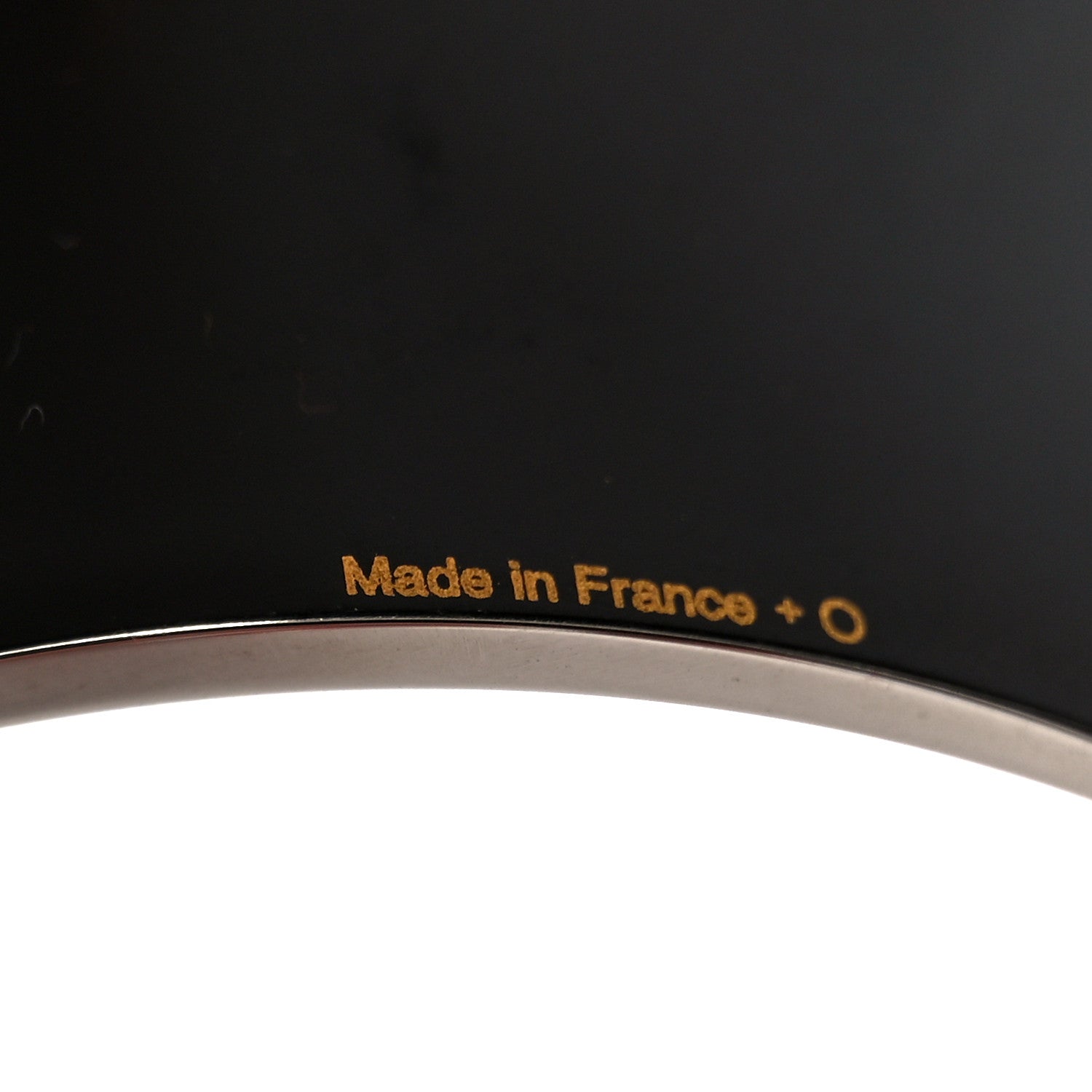 Hermes Enamel Printed Extra Wide Concours d'Etrier Bracelet 65 5 of 5