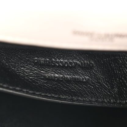 Saint Laurent Crinkled Calfskin Matelasse Monogram Baby Niki Chain Satchel Granite 8 of 23