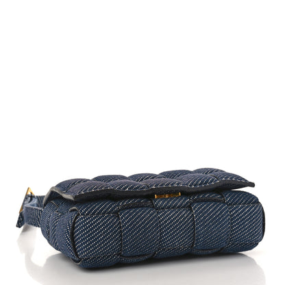 Bottega Veneta Denim Maxi Intrecciato Padded Cassette High Frequency Crossbody Bag Indigo 4 of 7