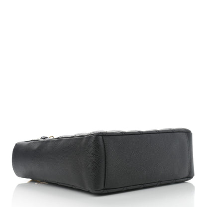 Chanel Caviar Quilted Petit Shopping Tote PST Black 4 of 12